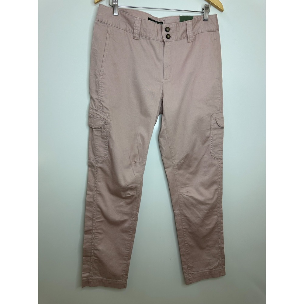 Eddie Bauer Dusty Rose Pink Cotton Twill Cargo Utility Pants Size 10 NWOT Hiking - Picture 13 of 13